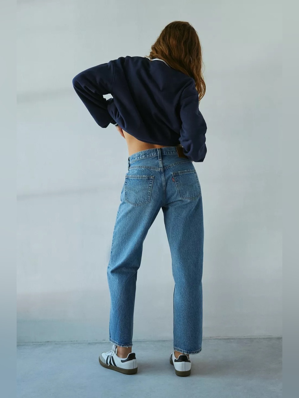 Levi’s Premium 501 '90s Ankle Jeans - Sweetest Taboo Medium Wash (Size 27)